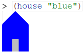 blue house